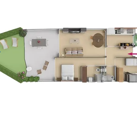 Apartment Bajo Con Jardin